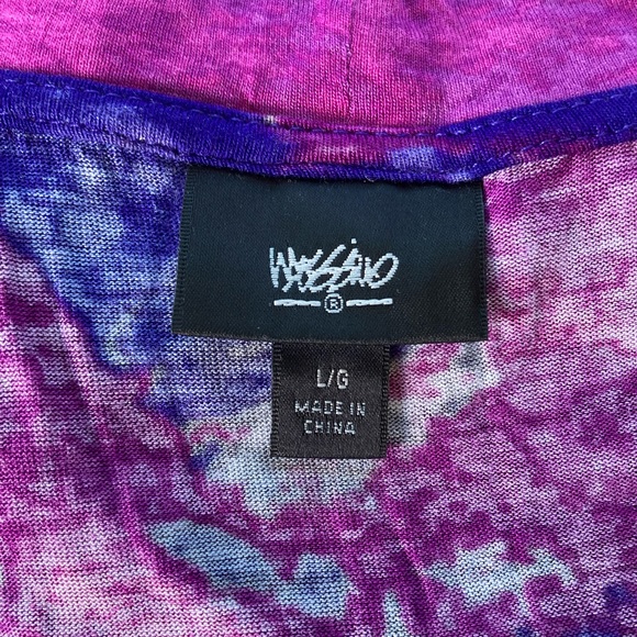 Mossimo Purple Cowl Drape Sleeveless Top, 100% Rayon, Large, EUC - Picture 3 of 5